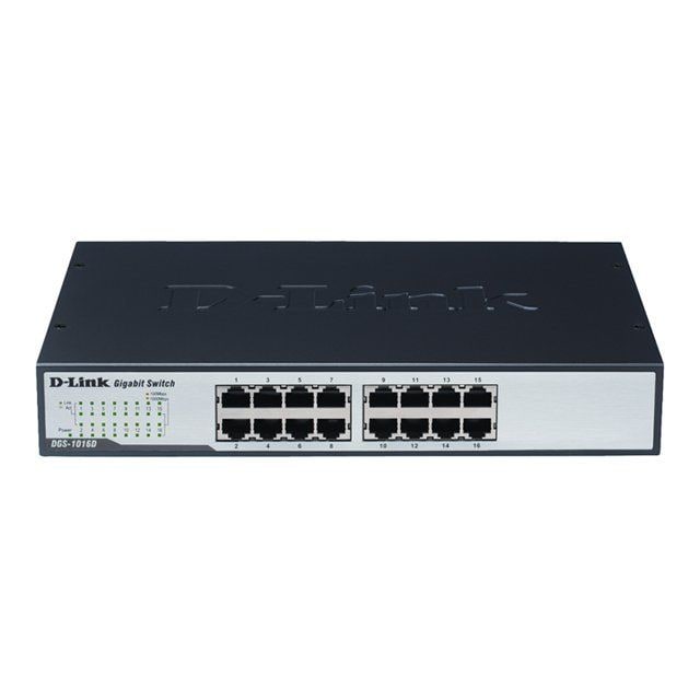 D-Link DGS-1016D 16 Port Gigabit Switch Green Ethernet DGS-1016D/E