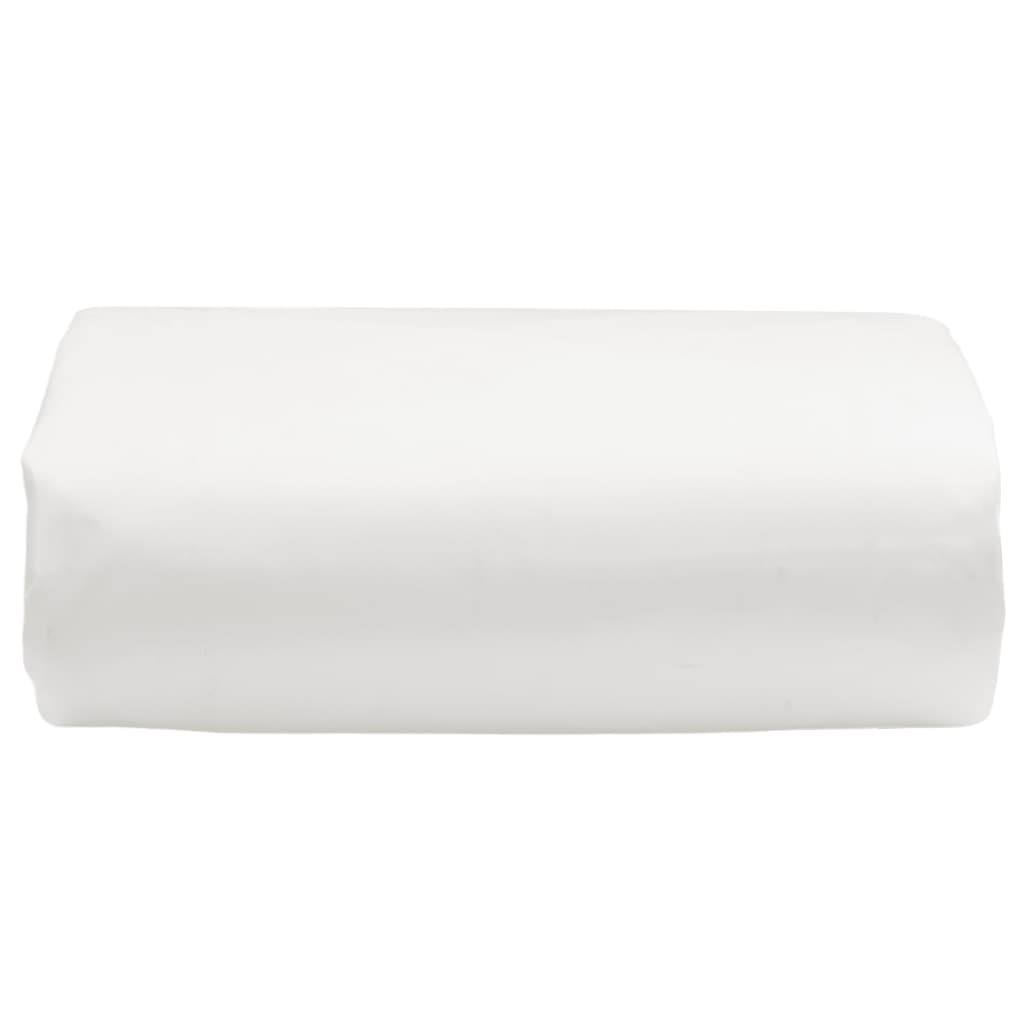 vidaXL Afdekzeil wit 4 x 5 meter 650 g/m²