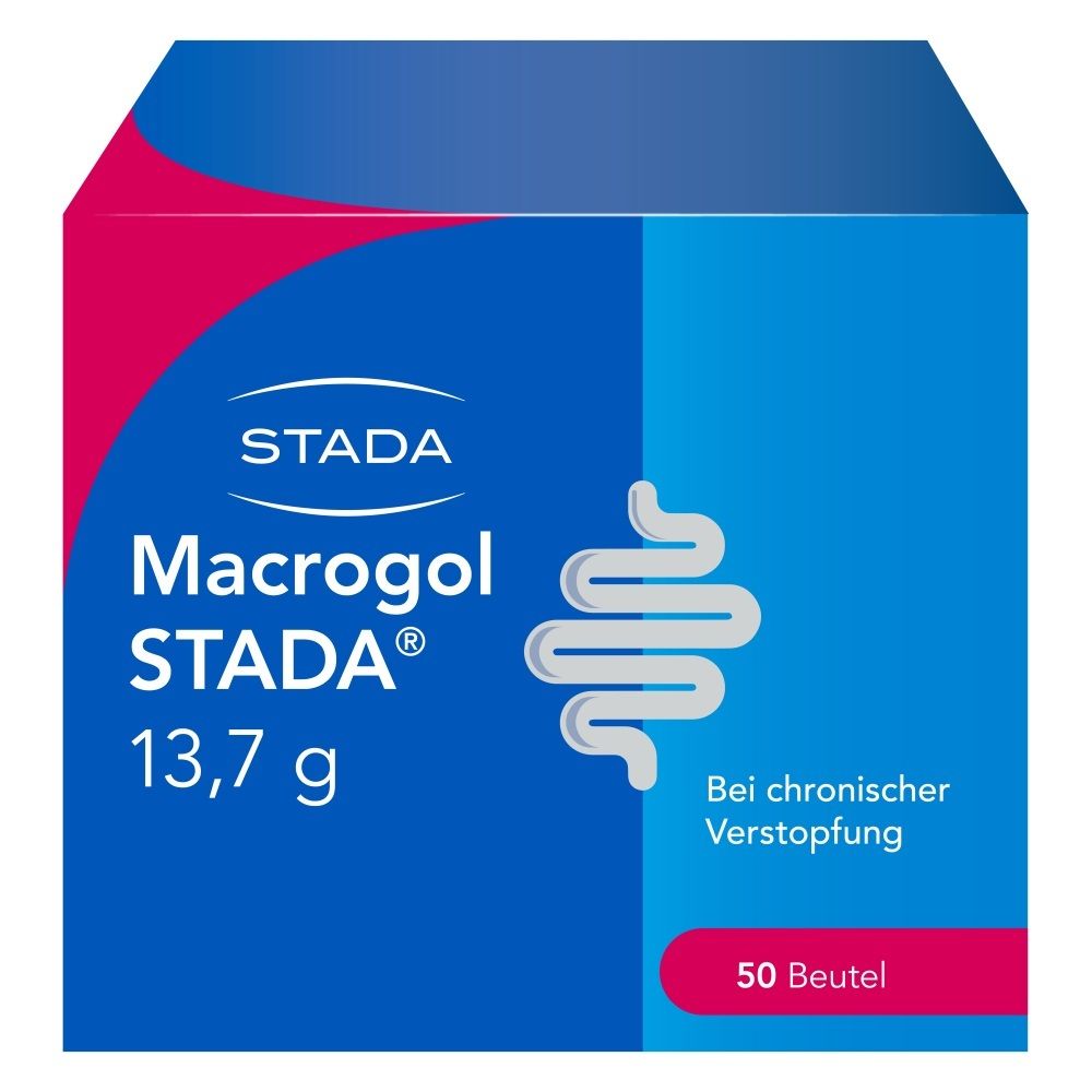 Macrogol Stada 13,7 g Plv.z.Her.e.Lsg.z.Einnehmen 50 St Pulver zur Herstellung einer Lösung zum Einnehmen