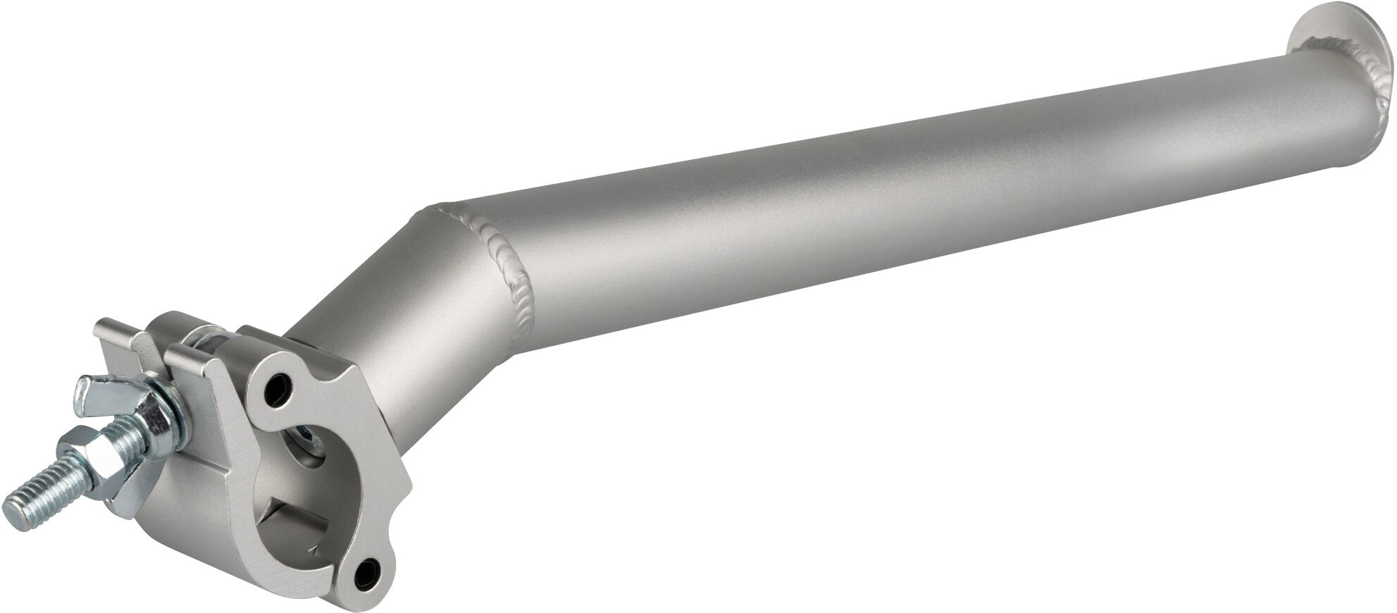 Showgear Winkelarm-Kupplung – Kurz, Zulässige Gesamtlast: 50 Kg – Silber