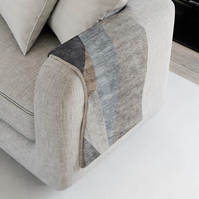 Addison Rugs Premium Machine Washable Modern Chic Sherpa Throw Blanket