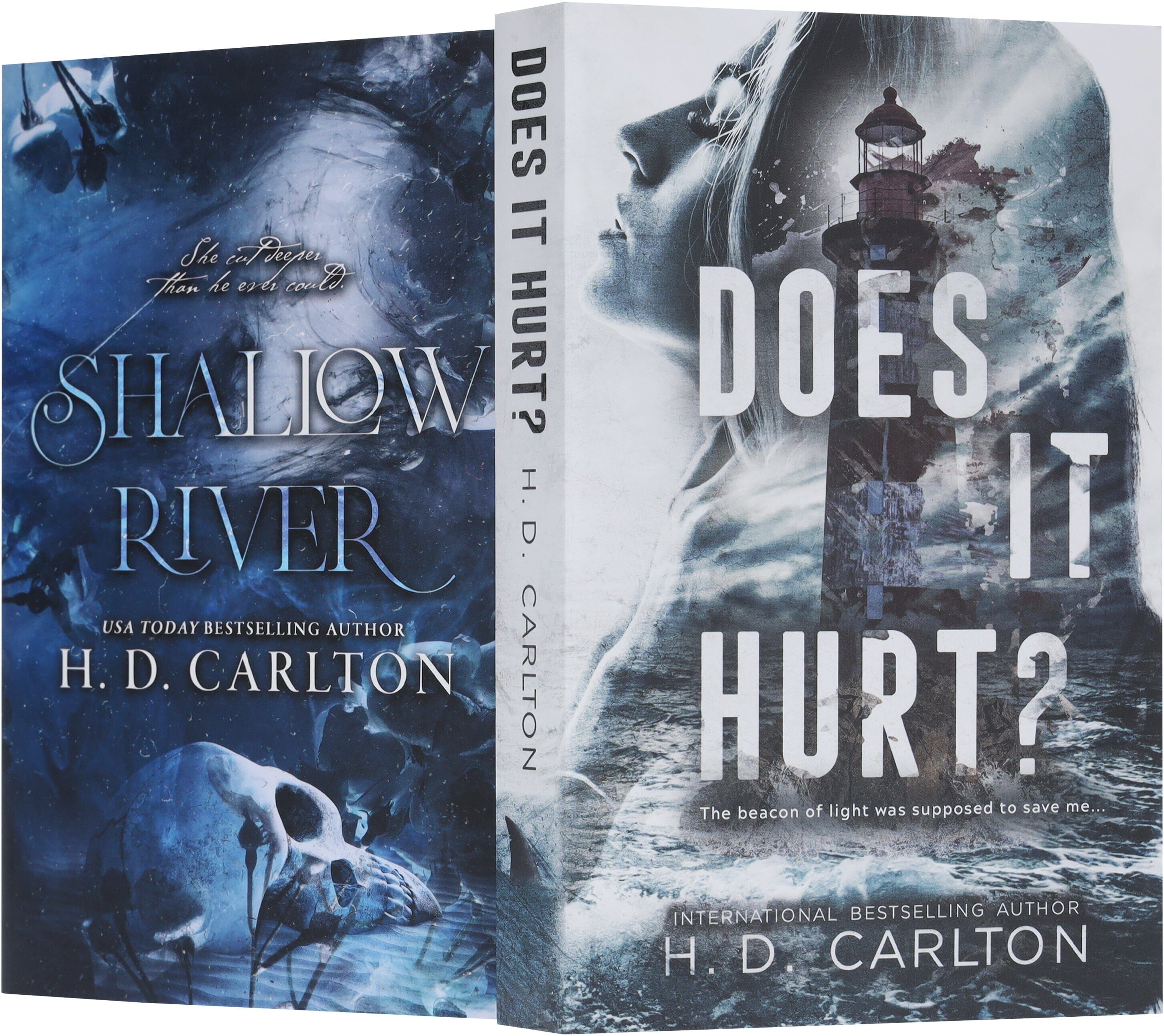 H. D. Carlton Collection (Does It Hurt? & Shallow River) 2 Books Set - Fiction - Paperback Zando