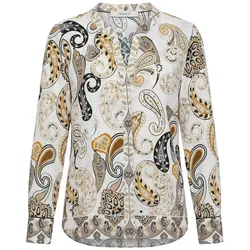 Long-Bluse HERZENS mehrfarbig, 36