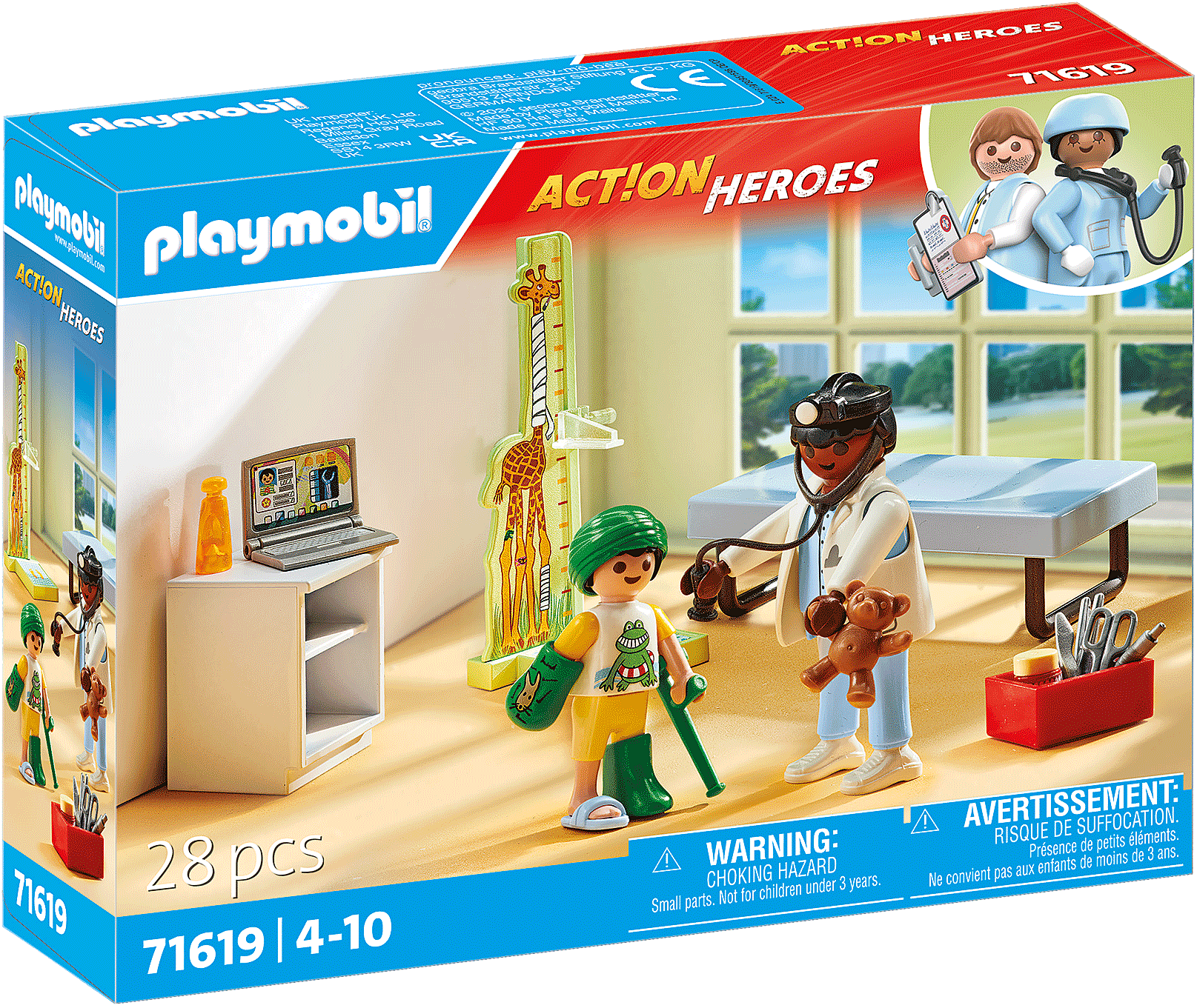 Playmobil - Pediatrician with teddy bear (71619)