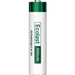 OLight Micro (AAA)-Akku NiMH 800 mAh 1.2 V 1 St. Ostation Ecolast 800mAh Ni-MH AAA 4 pcs/pack