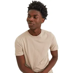 Jack & Jones T-Shirt aus Bio-Baumwolle in Hellbraun-L