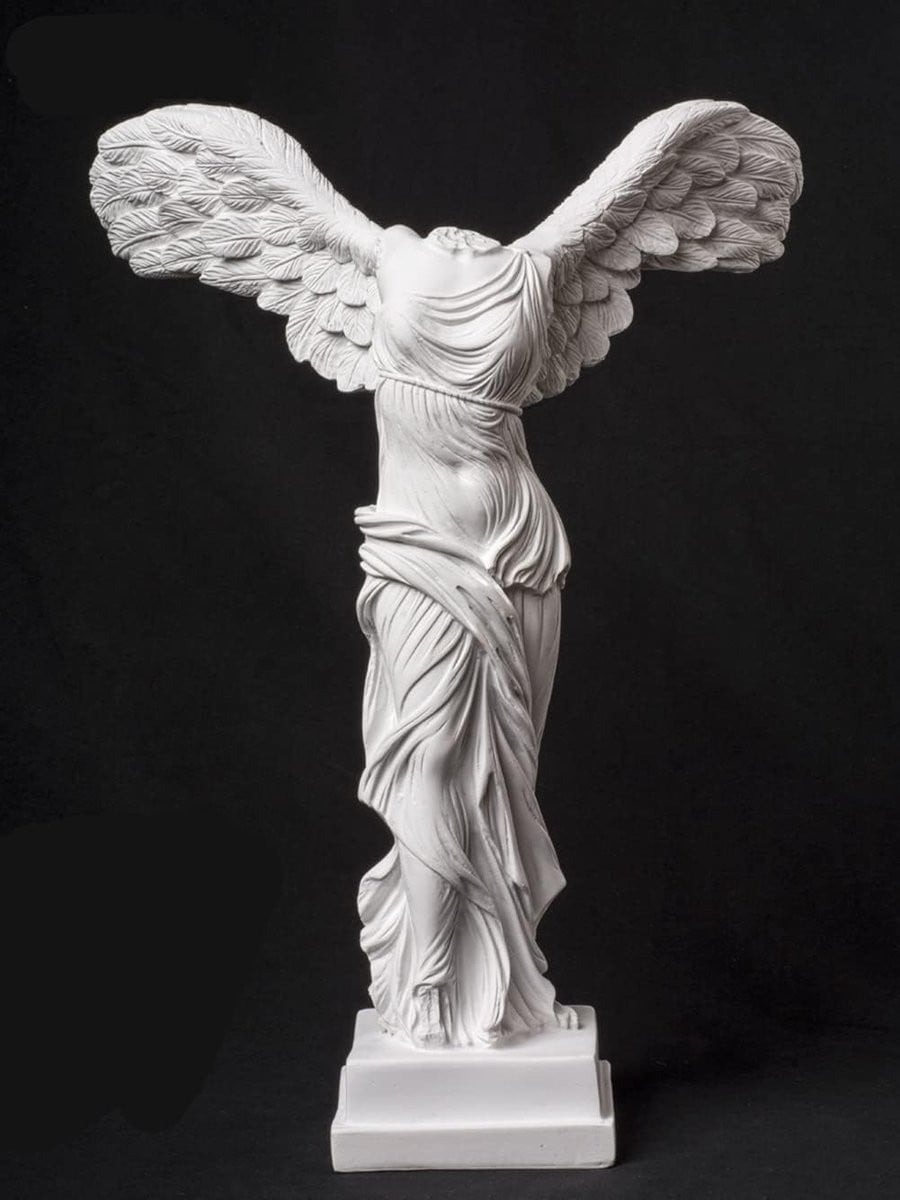 Handgemaakt Victoria Griekse Godin Standbeeld voor Kamer Decoratie, Hoogte: 15 cm