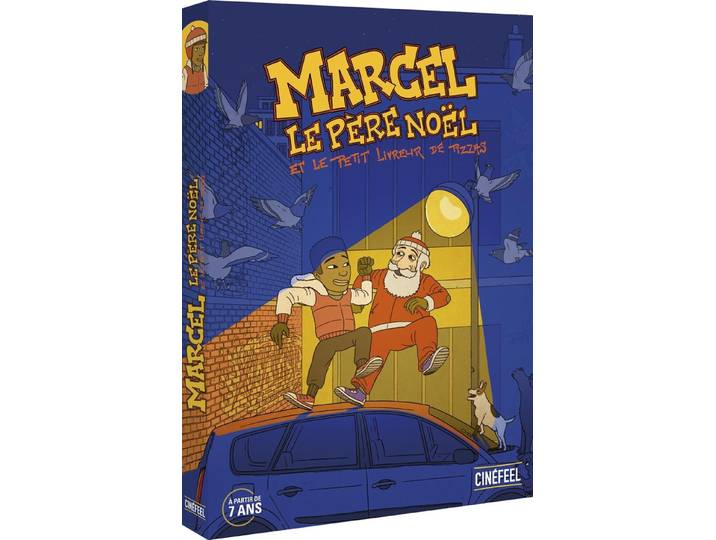 Marcel le Père Noël et le petit livreur de pizzas
