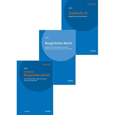 Komipaket Casebook Bürgerliches Recht, Bürgerliches Recht und Zivilrecht 24, Set von Wolfgang Zankl, Facultas, 978-3-7089-2748-0