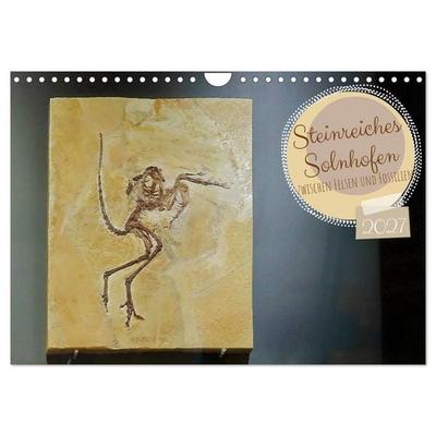 Solnhofen - zwischen Felsen und Fossilien (Wandkalender 2027 DIN A4 quer), CALVENDO Monatskalender