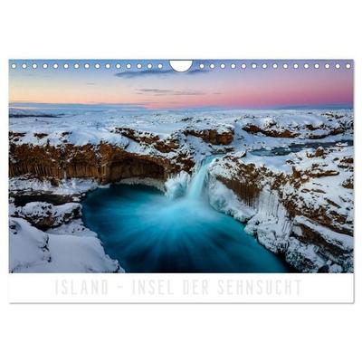 Island - Insel der Sehnsucht (Wandkalender 2027 DIN A4 quer), CALVENDO Monatskalender