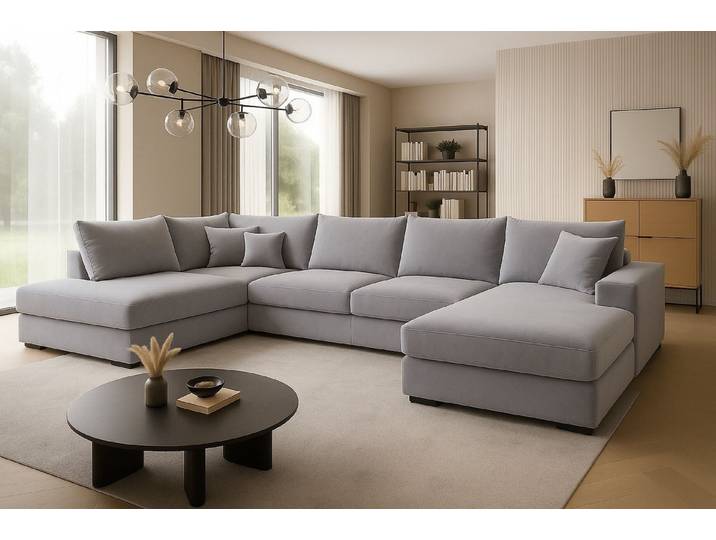 A&J MöbelLand GmbH Ecksofa VIENA, FABIO, VALTOR, MODENA mit Schlaffunktion, Bonellfederkern, Viele Varianten zur Auswahl – wählen Sie Farbe!, TOP ANGEBOT!