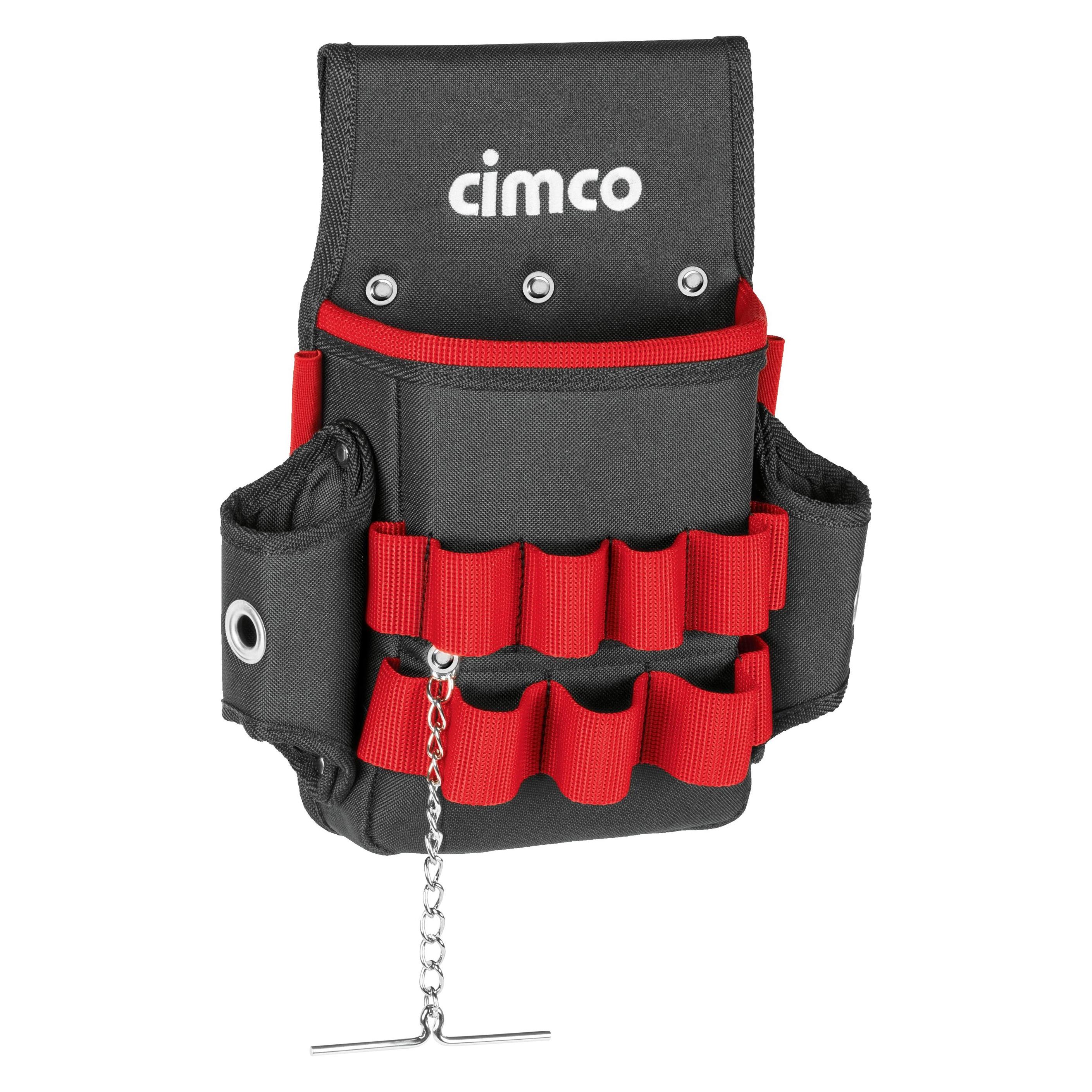 Cimco Grosse Elektrikergürteltasche 170610 (11 Teile) (170610)