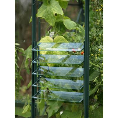 Fenster VITAVIA "Lamellenfenster", grün, B:61cm H:45cm, Aluminium, Fenster, grün, BxH: 61x45 cm