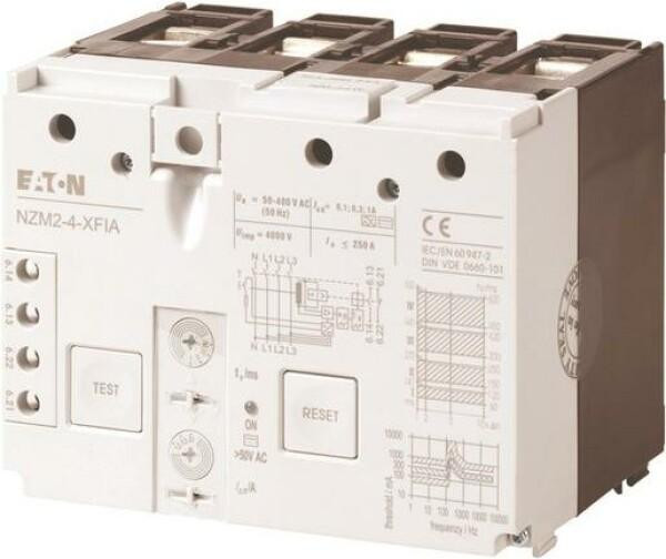 Eaton Stroomonderbreker Foutstroombeveiliging 0,3-1A Universeel NZM2-4-XFIA