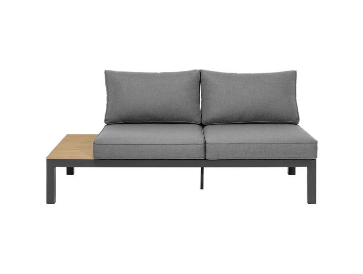 Lounge Abschluss links - Farbe: anthrazit - Material: Aluminium - 1267