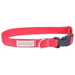 Amiplay Verstellbares Halsband Samba L Rot