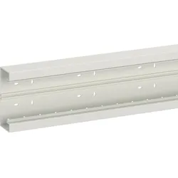 Hager BR651701B9016 Brüstungskanal-Unterteil PVC zu BR 68x170mm OT 120mm verkehrsweiß  - 2 Meter