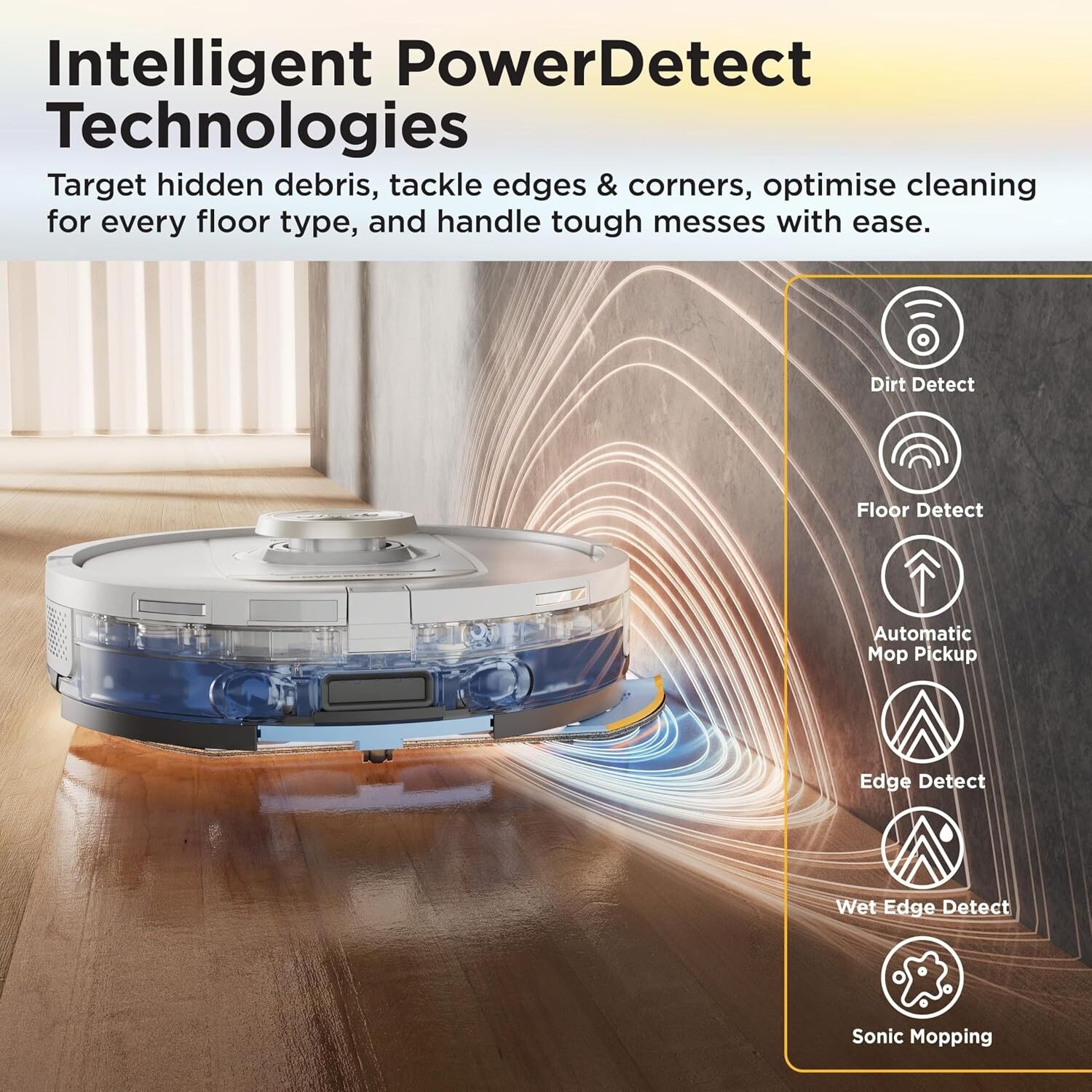 Shark ThermaCharged PowerDetect AV2910XEUKWH Wet & Dry Robot Vacuum Cleaner & Mop