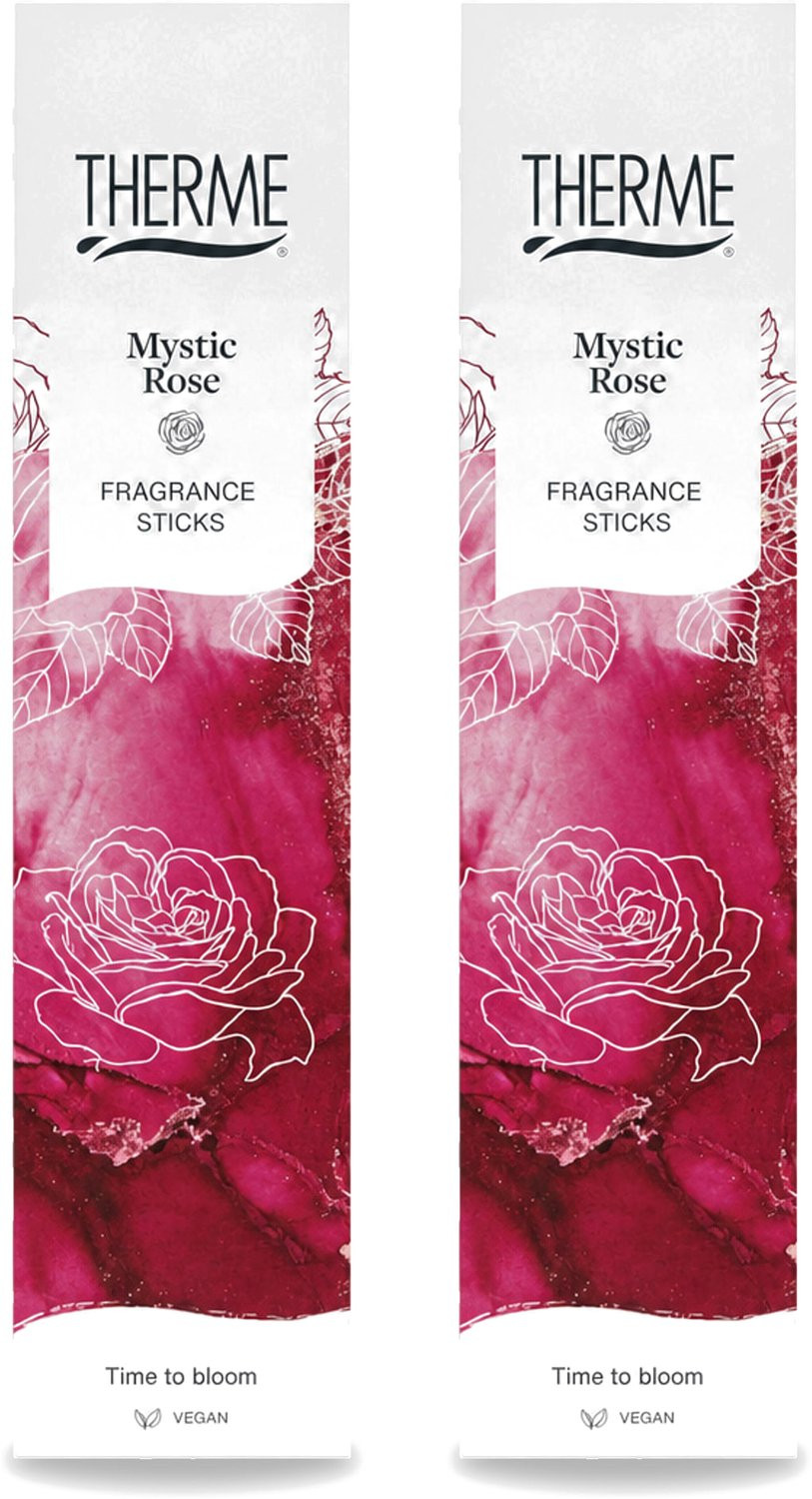Therme Mystic Rose Geurstokjes - 2 x 100ml - Voordeelverpakking