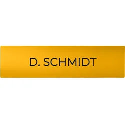 DoorBird D21x Namensschild für eine Ruftaste, individuelle Gravur – RAL 1004