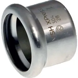 Logafix Edelstahl V2A Kappe d76,1 I M-Kontur
