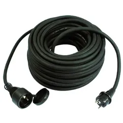 PROTEC Gummiverlängerung PGVL 315-5S H05RRF 5m schwarz
