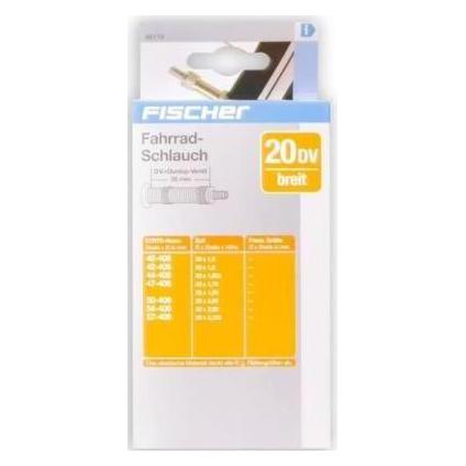 Fischer Fahrrad-Schlauch (Dunlop (DV), 12", 35 mm) (85125)