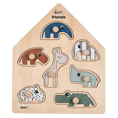 Puzzle Deer friends Farbmix