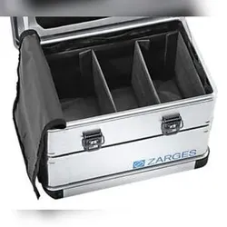 ZARGES Innentasche für Transportkiste, HxLxB 410x750x350mm mit Teiler