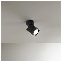CONNECT verstellbare schwarze quadratische LED-Wandleuchte 1xGu10 Perenz