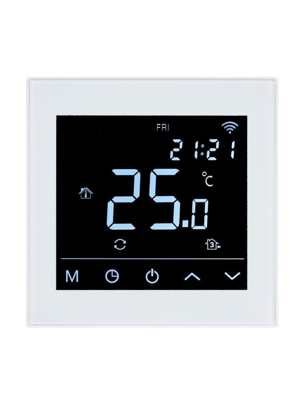 HEATCOM HC91 Thermostat mit Wi-Fi, Boden- und Raumfühler