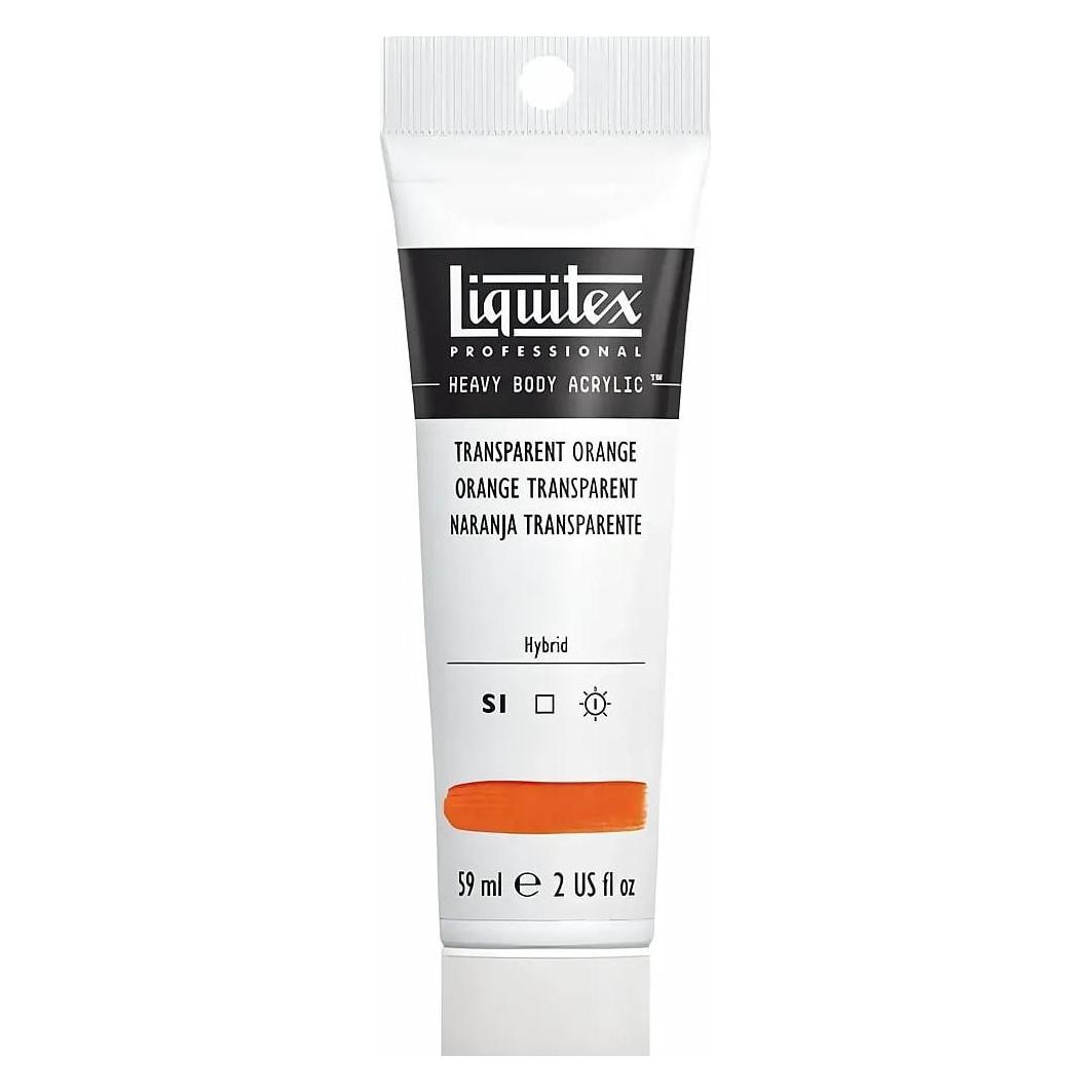 Liquitex Lqx Prof. Heavy Body Acrylfarbe 59ml Tube Transparent Orange (59 ml) (1045035)