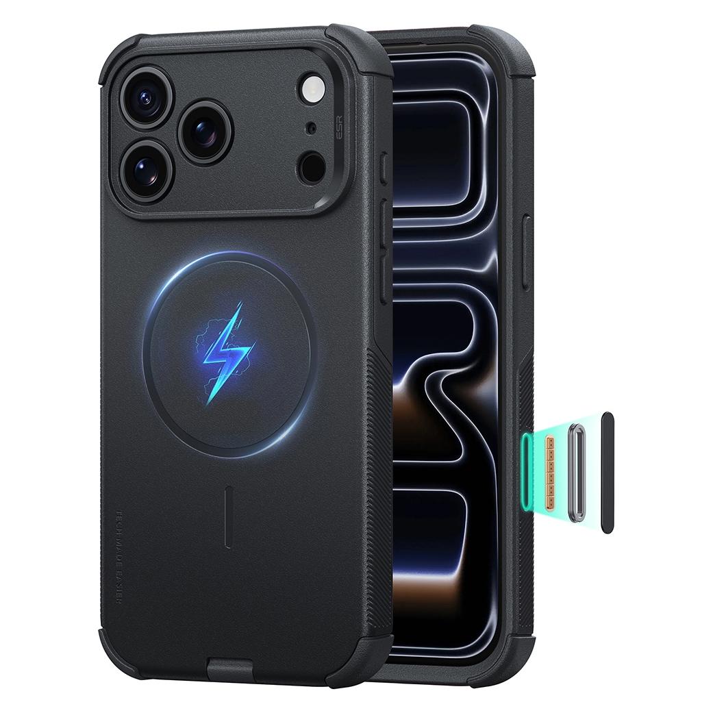 ESR - Cyber Halolock - iPhone 18 Pro Max / iPhone 17 Pro Max - Black (Apple iPhone 17 Pro Max, Apple iPhone 18 Pro Max) (4894240303696)
