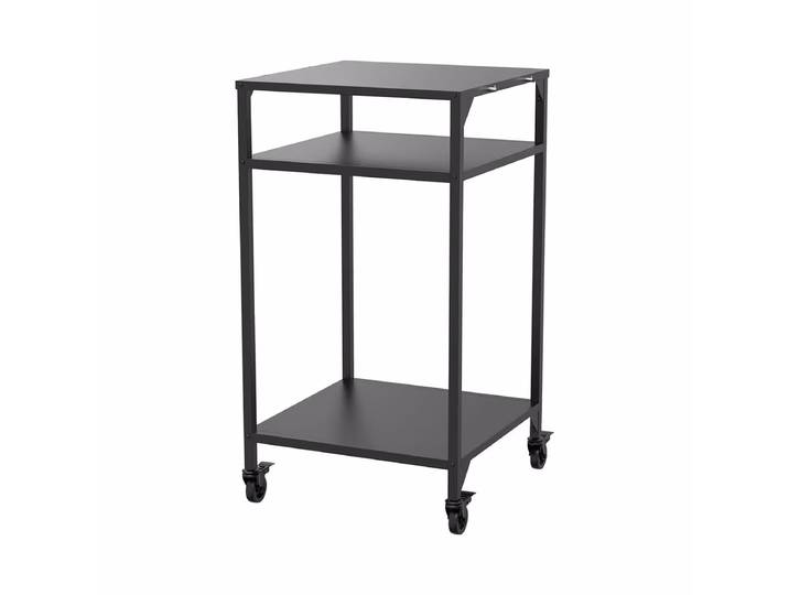 Cozze 90538 Outdoor-Tisch – Grill Ablage/Grill Rollwagen/Grill Erweiterung – schwarz