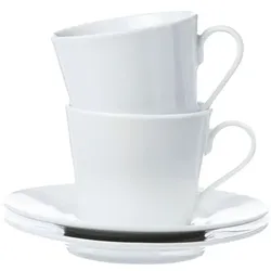 Ritzenhoff & Breker 4-teiliges Kaffeetassen-Set »Bianco« weiß