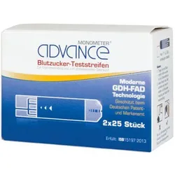 Advance Monometer Blutzucker-Teststreifen Gdh 50 ST