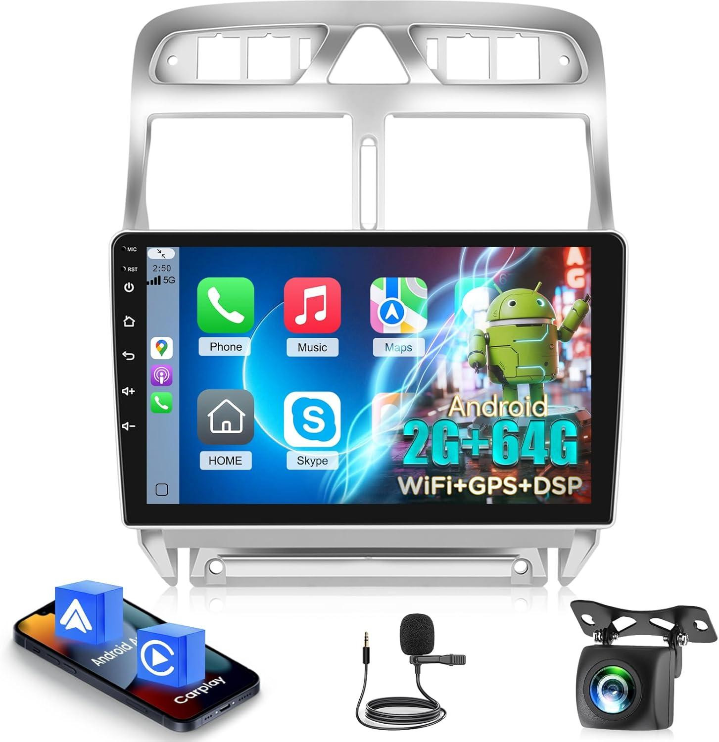 Selius Android Autoradio Multimedia Systeem met 9 Inch IPS Touchscreen