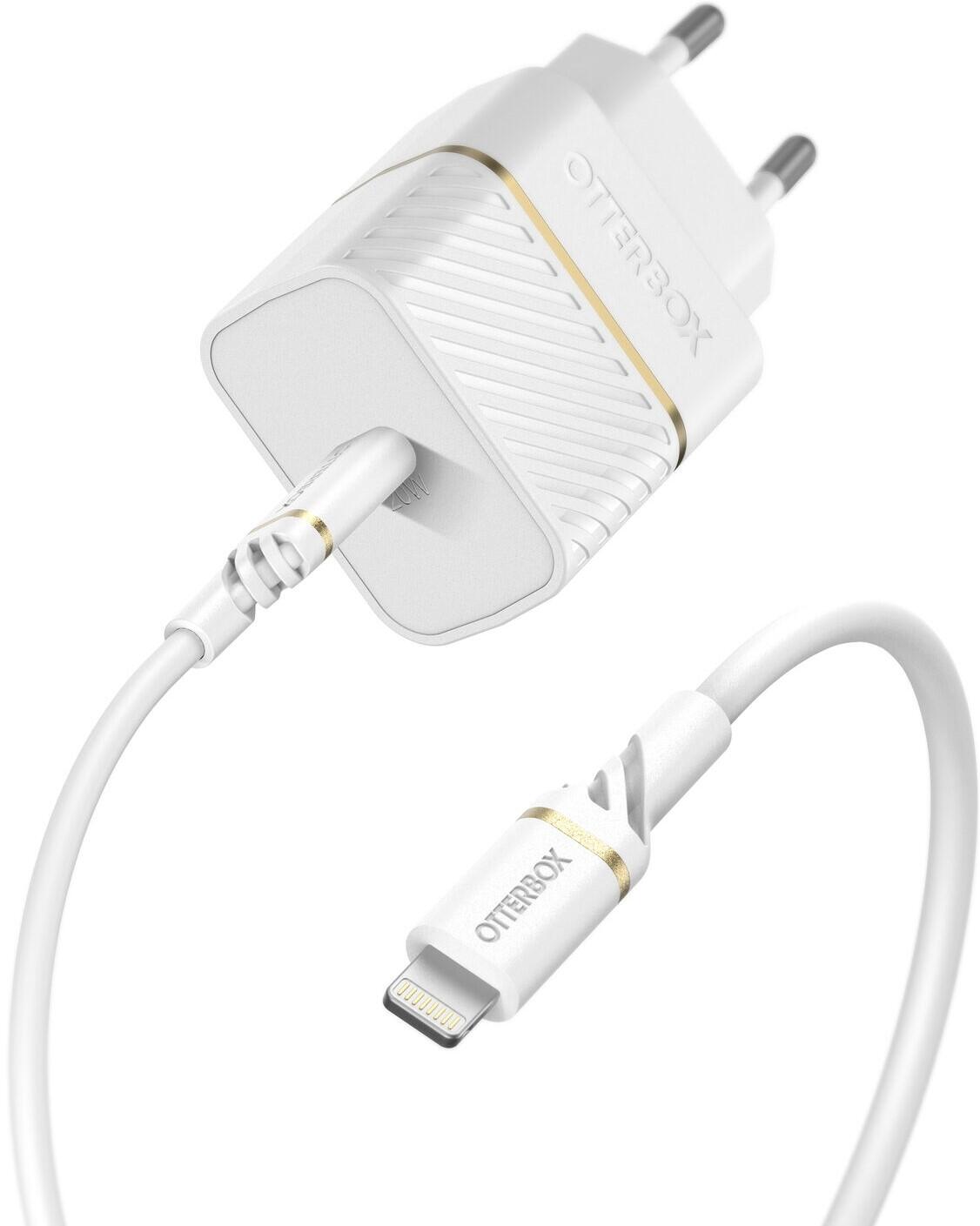 OtterBox 20W Lightning auf USB-C Schnellladegerät, Kabel 1m, weiß 78-80480