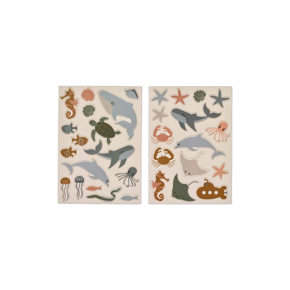 Liewood Vento Sea Creature Magnets sea creature / sandy (1032) ONE SIZE LW21280-1032-ONE SIZE-CU