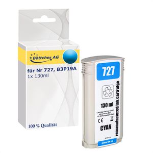 kompatibel für HP 727 B3P19A 130ml cyan