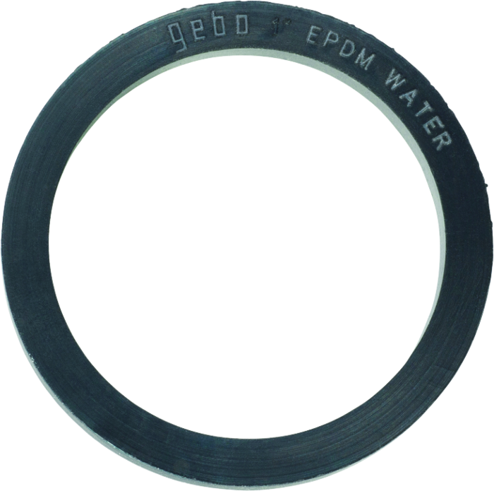 Gebo Trinkwasser Dichtung EPDM V00037100 für Temperguss Klemmverbindung Stahlrohr, Ø 60,3 mm, 2"