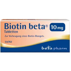 Biotin BETA 10 mg Tabletten 50 St
