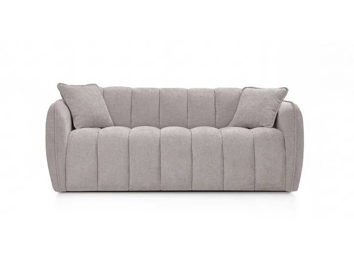 FIGARI Canapé convertible 3 places - Velours, Beige