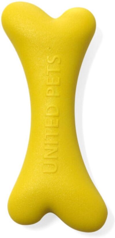 United Pets ® Gioco da Masticazione Aromatizzato per Cani Gustosso Giallo Aroma Formaggio