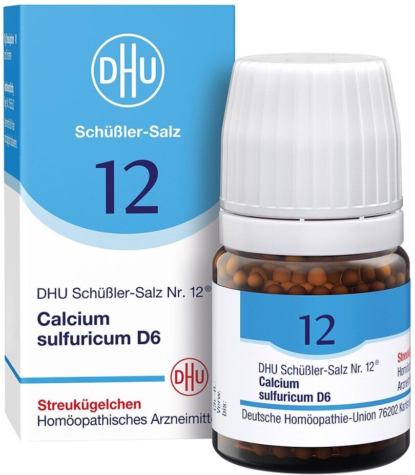 DHU Schüßler-Salz Nummer 12 Calcium Sulfur D6 Globuli 10g