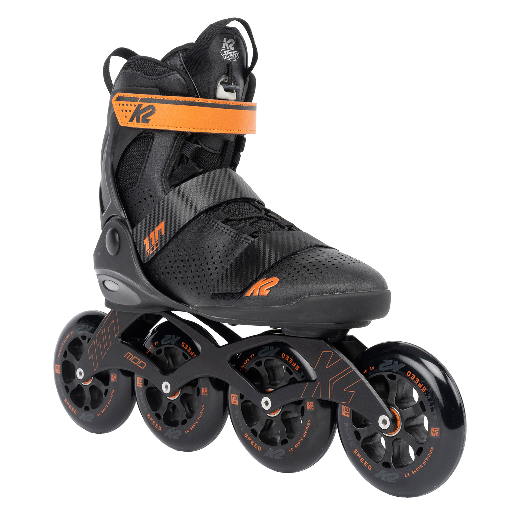 K2 Skates MOD 110 Inline Skates Unisex schwarz - rot Größe EU: 43.5