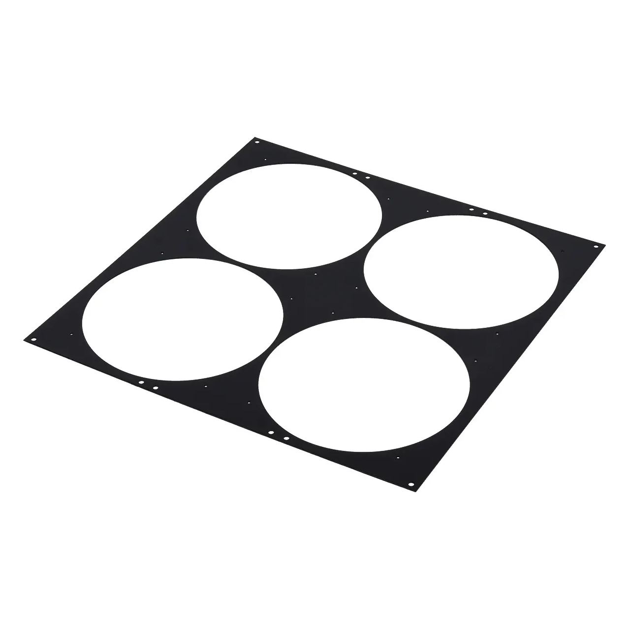 Alphacool SuperNova 1260 Lüfterblende 4x200mm - Black