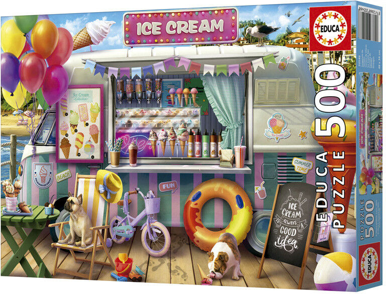 EDUCA BORRAS Puzzle 500 pcs Camion de glaces - Educa