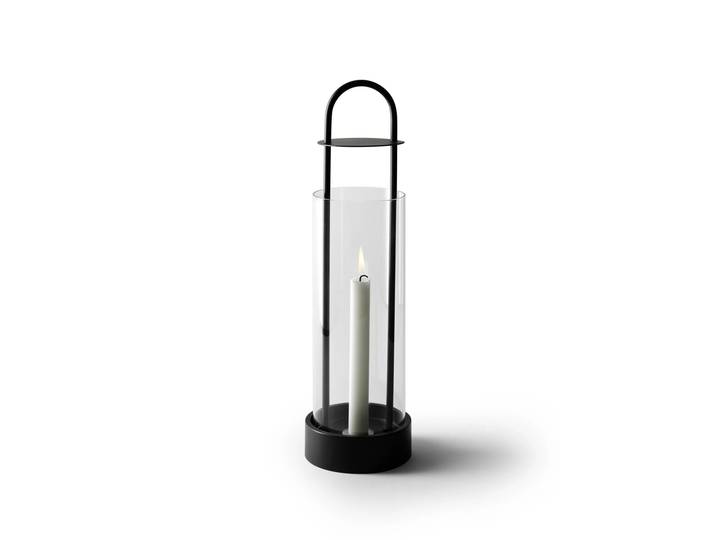 Design House Stockholm Photophore hurricane Lotus noir